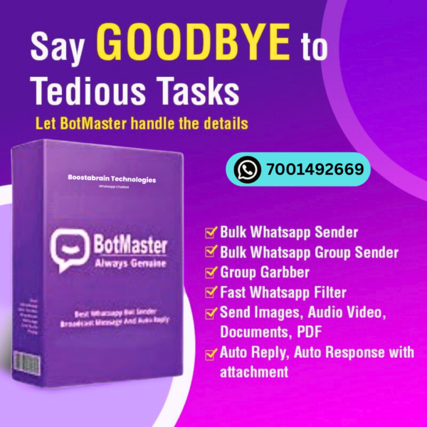 WhatsApp BotMaster Software