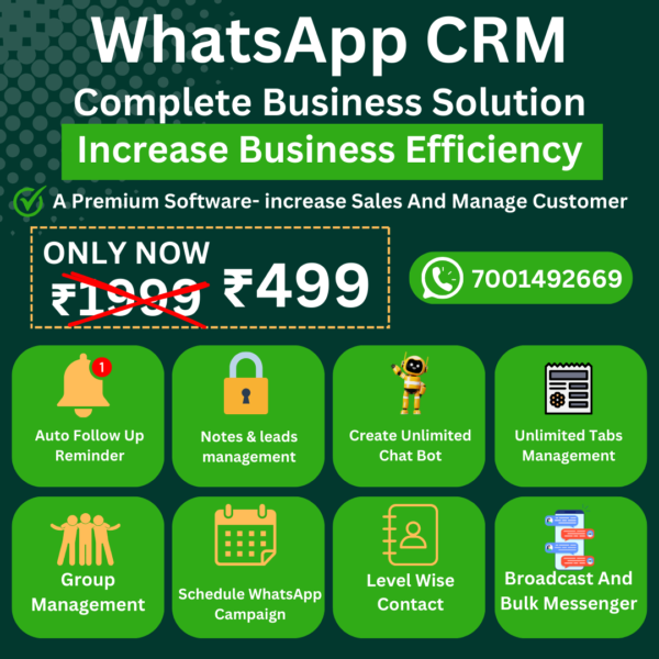 WhatsApp CRM Software