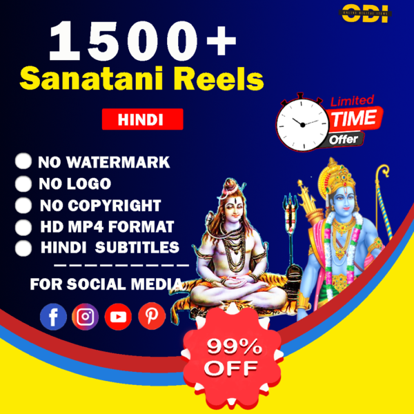1500+ Hindu Sanatani Reels Bundle