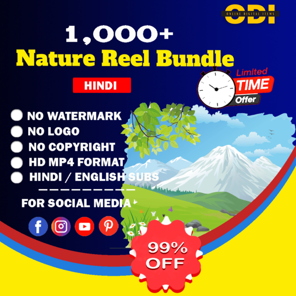 1000+ Nature Reels Bundle